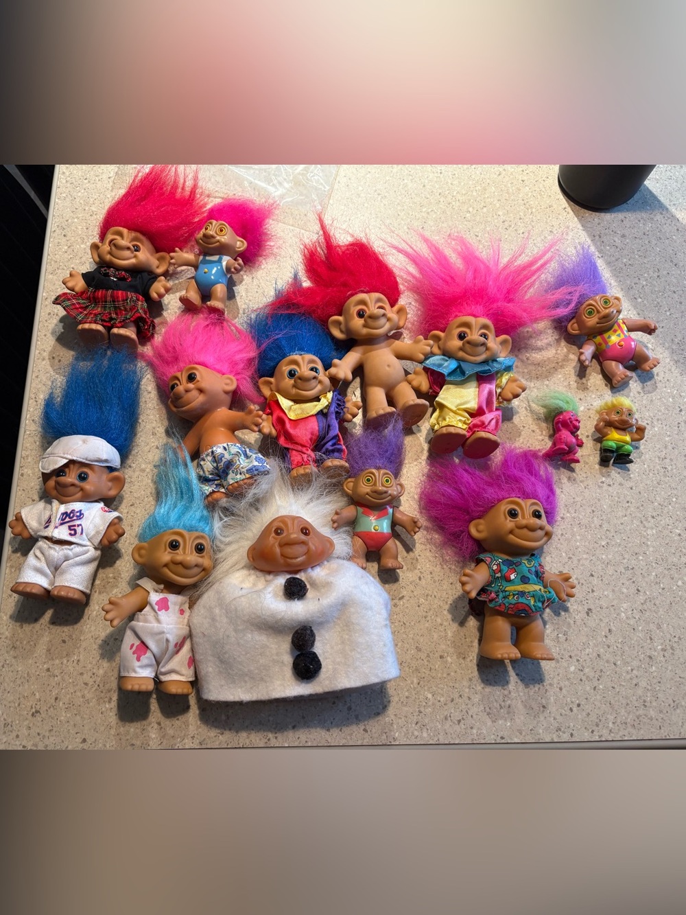 Trolls Russ Brand Assorted Troll Dolls vintage